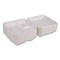 Eco-Products Vanguard Sugarcane Clamshells, 3-Compartment, 9 x 9 x 3, White, PK200 EP-HC93NFA - alternate 3